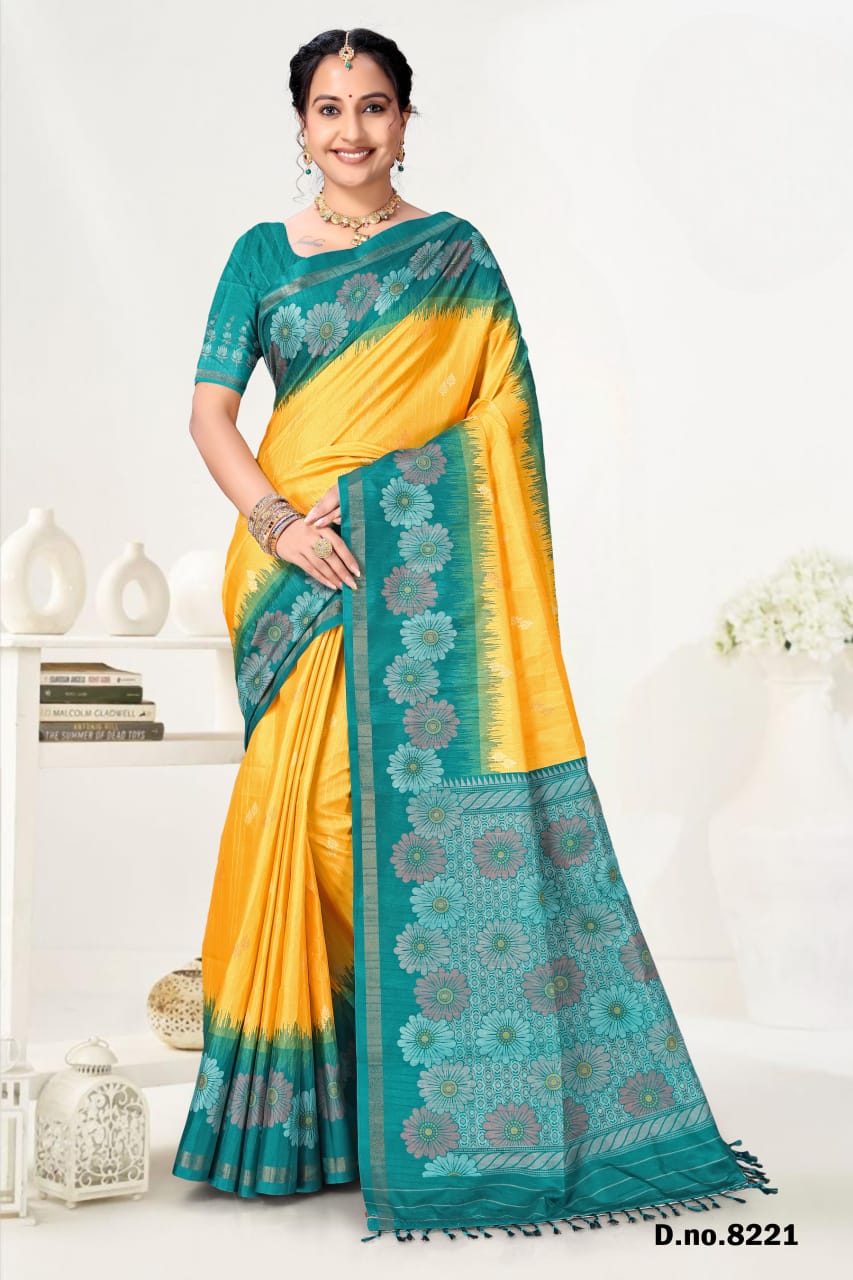 Semi handloom tussar