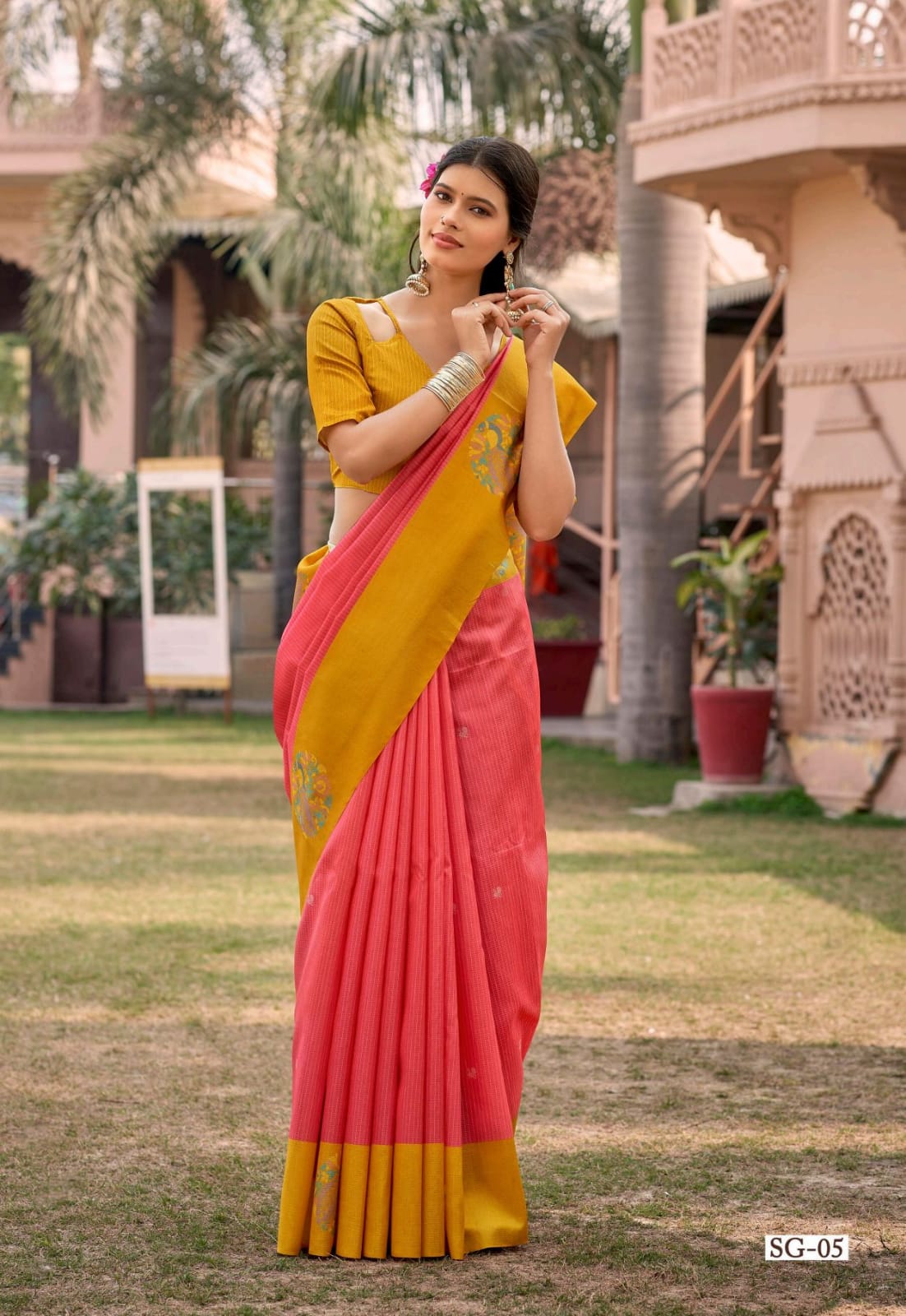 Tissue Cotton Saree